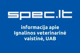 Ignalinos veterinarinė vaistinė, UAB iliustracija