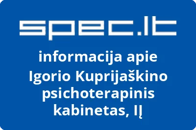 Igorio Kuprijaškino psichoterapinis kabinetas, IĮ