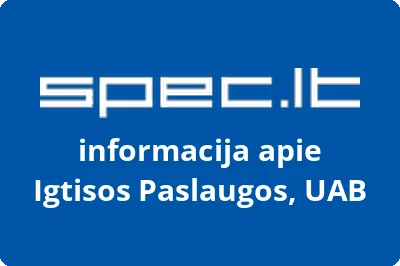 Igtisos paslaugos, UAB | spec.lt