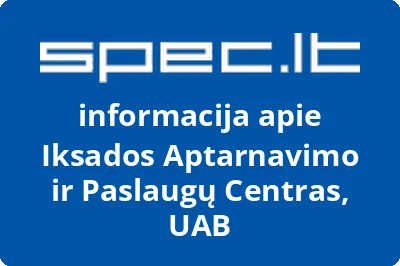 Iksados Aptarnavimo ir Paslaugų Centras, UAB