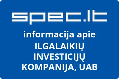 ILGALAIKIŲ INVESTICIJŲ KOMPANIJA, UAB