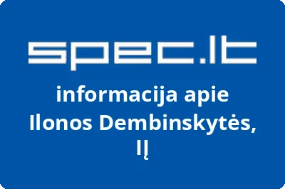 Ilonos Dembinskytės, IĮ