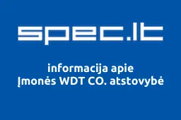 Įmonės WDT CO. atstovybė | spec.lt