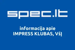 IMPRESS KLUBAS, VšĮ | spec.lt
