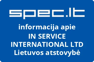 IN SERVICE INTERNATIONAL LTD Lietuvos atstovybė