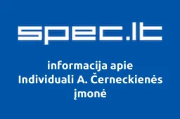 Individuali A. Černeckienės įmonė