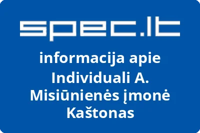 Individuali A. Misiūnienės įmonė Kaštonas