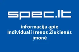 Individuali Irenos Žiukienės įmonė | spec.lt