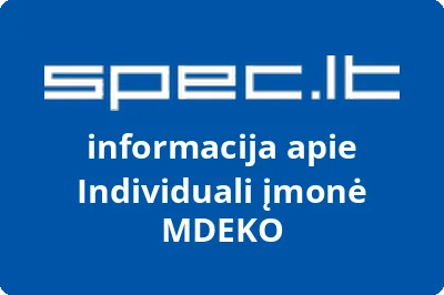 MDEKO, IĮ | spec.lt