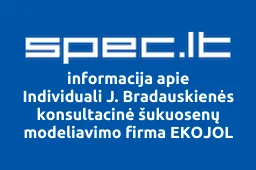 Individuali J. Bradauskienės konsultacinė šukuosenų modeliavimo firma EKOJOL | spec.lt