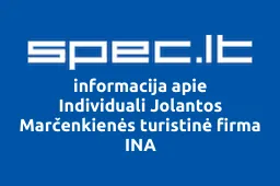 Individuali Jolantos Marčenkienės turistinė firma INA iliustracija