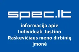 Individuali Justino Raškevičiaus meno dirbinių įmonė