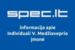 Individuali V. Medžiaveprio įmonė