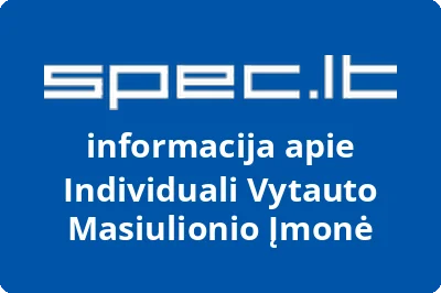 Individuali Vytauto Masiulionio įmonė