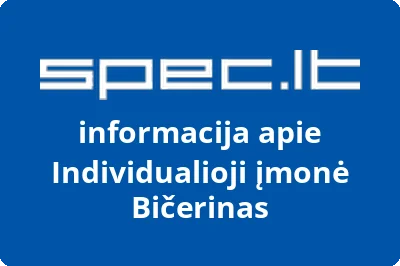 Individualioji įmonė Bičerinas | spec.lt