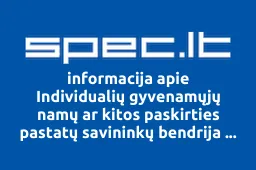 Individualių gyvenamųjų namų ar kitos paskirties pastatų savininkų bendrija Balučio namai | spec.lt