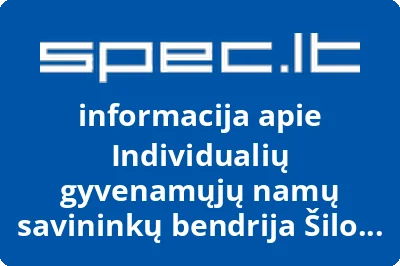 Individualių gyvenamųjų namų savininkų bendrija Šilo sodžius