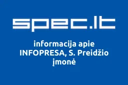 INFOPRESA, S. Preidžio įmonė iliustracija