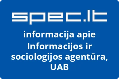 Informacijos ir sociologijos agentūra, UAB