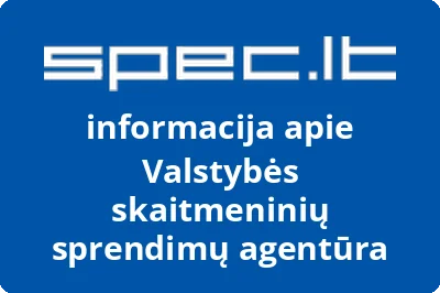 Valstybės skaitmeninių sprendimų agentūra