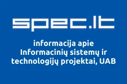 Informacinių sistemų ir technologijų projektai, UAB | spec.lt