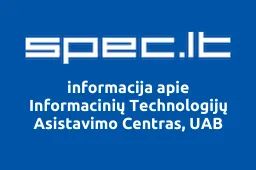 Informacinių Technologijų Asistavimo Centras, UAB | spec.lt