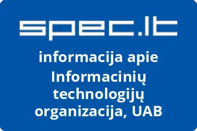 Informacinių technologijų organizacija, UAB