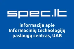 Informacinių technologijų paslaugų centras, UAB | spec.lt