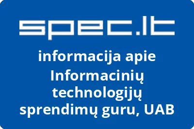 Informacinių technologijų sprendimų guru, UAB