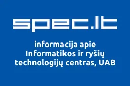 Informatikos ir ryšių technologijų centras, UAB | spec.lt