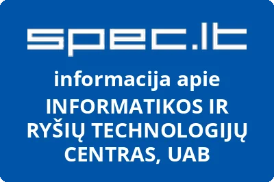 Informatikos ir ryšių technologijų centras, UAB