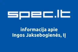 Ingos Jaksebogienės, IĮ | spec.lt
