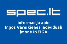 Ingos Vareikienės individuali įmonė INEIGA | spec.lt