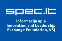 Innovation and Leadership Exchange Foundation, VŠĮ | spec.lt