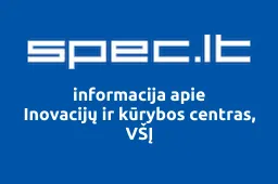 Inovacijų ir kūrybos centras, VŠĮ | spec.lt