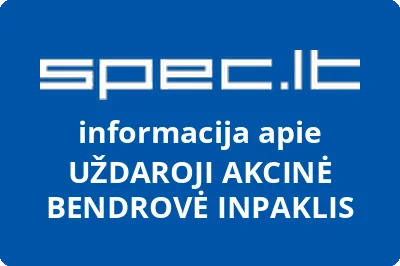 UŽDAROJI AKCINĖ BENDROVĖ INPAKLIS