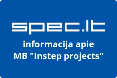 Instep projects, MB | spec.lt