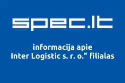 Inter Logistic s. r. o." filialas | spec.lt