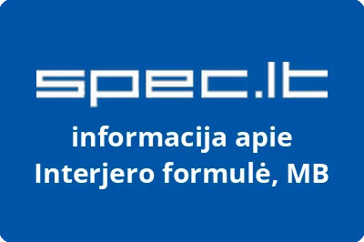 Interjero formulė, MB | spec.lt