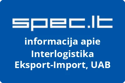 Interlogistika Eksport-Import, UAB | spec.lt