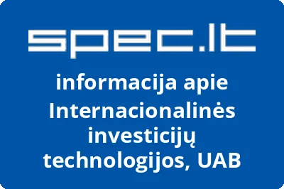 Internacionalinės investicijų technologijos, UAB