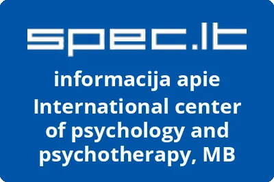 Integrative center of psychology and psychotherapy VIA VITAE, MB | spec.lt