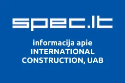 INTERNATIONAL CONSTRUCTION, UAB | spec.lt