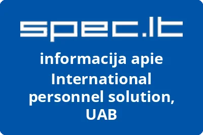 International personnel solution, UAB | spec.lt