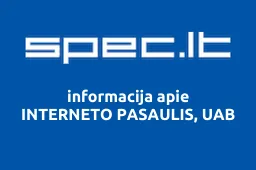 INTERNETO PASAULIS, UAB | spec.lt