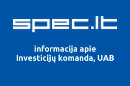 Investicijų komanda, UAB | spec.lt