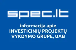 INVESTICINIŲ PROJEKTŲ VYKDYMO GRUPĖ, UAB | spec.lt