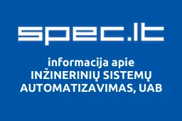 INŽINERINIŲ SISTEMŲ AUTOMATIZAVIMAS, UAB | spec.lt