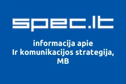 Ir komunikacijos strategija, MB | spec.lt