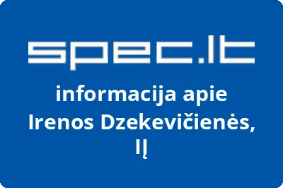Irenos Dzekevičienės, IĮ
